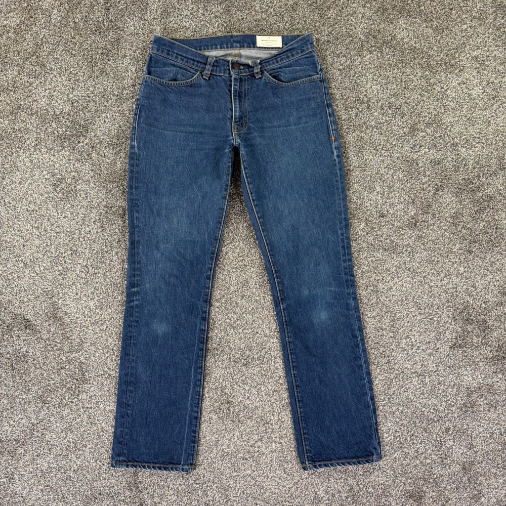 Imogene + Willie Imogene Slim Straight Leg Jean Womens 27 Medium Wash Blue Denim